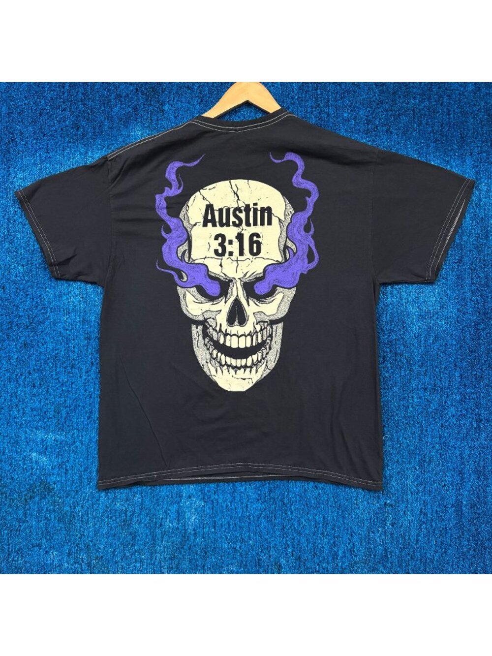 Stone Cold Steve Austin 316 Flaming Skull WWE Legends Tee XL